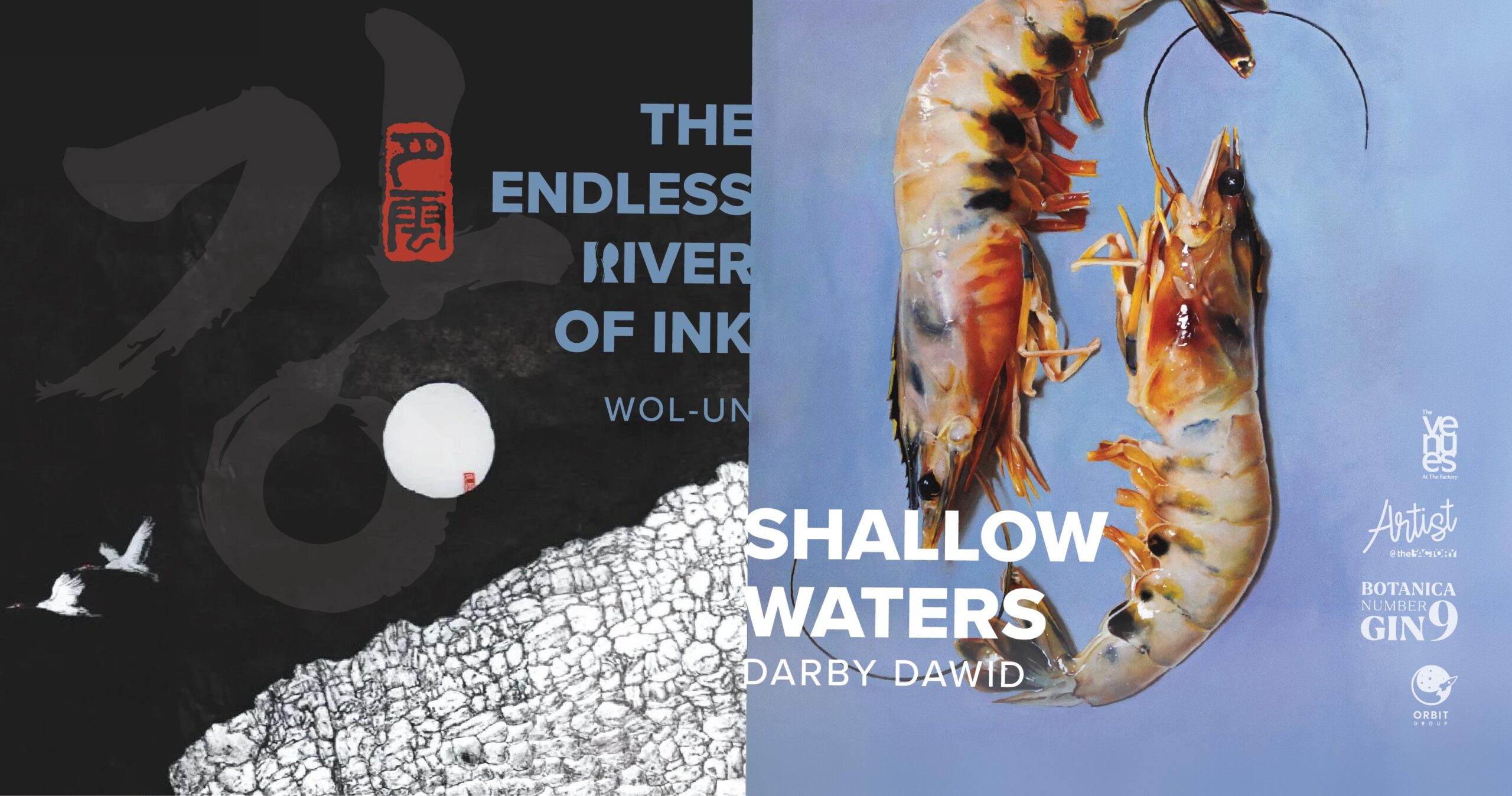 Shallow Waters / The Endless River of Ink exhibition artwork
